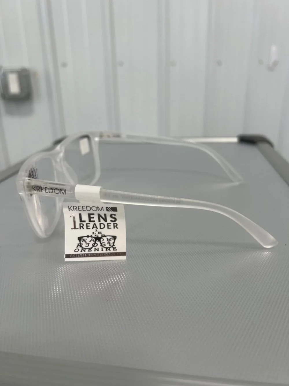 Kreedom Zion 1 Lens Reader Glasses Clear Frame Patented Lens Tech Eyewear NEW